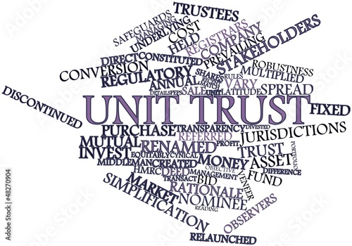Illustration: Word cloud for Unit trust Word cloud for Unit trust