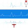 Abstract medical background