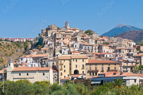 Photo: Panoramic view of Scalea. Calabria. Italy. Panoramic view of Scalea. Calabria. Italy.
