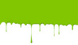 Paint dripping isolated on white