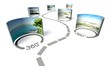 Virtual tour, 360 degrees panoramas
