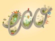 calligraphy ecology background,ecology background