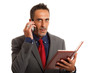 Businessman talking on the phone