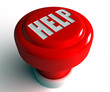 glossy 3D help button