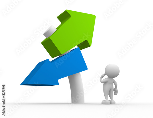 Illustration: Up or down Up or down