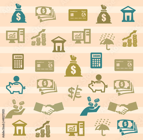 Vector: Finance Icons Finance Icons