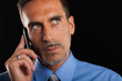 Businessman talking on the phone