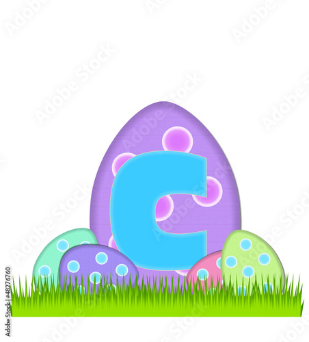 Illustration: Alphabet Big Egg Hunt C Alphabet Big Egg Hunt C