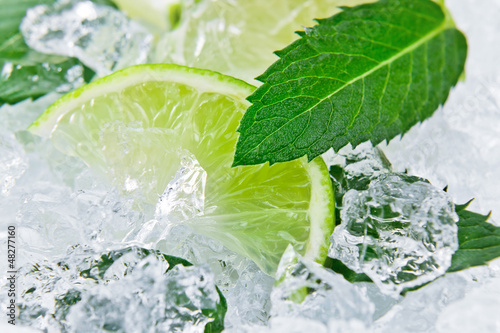 Photo: lime and peppermint lime and peppermint