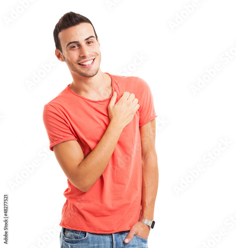 Photo: Young smiling man portrait Young smiling man portrait