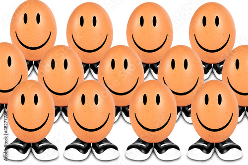Photo: funny eggs smiling funny eggs smiling