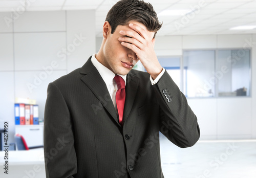 Photo: Worried businessman Worried businessman