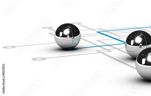 Illustration: Network, Networking Concept Network, Networking Concept