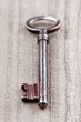 Grunge metal key