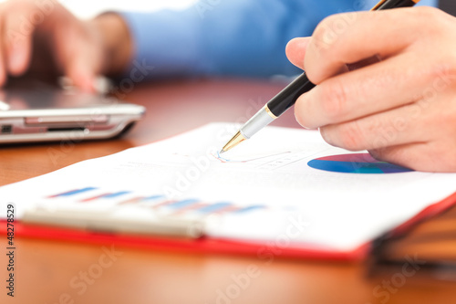 Photo: Business person at work Business person at work