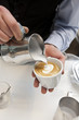 Making coffee