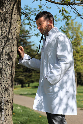 Photo: listening to the heart of trees listening to the heart of trees