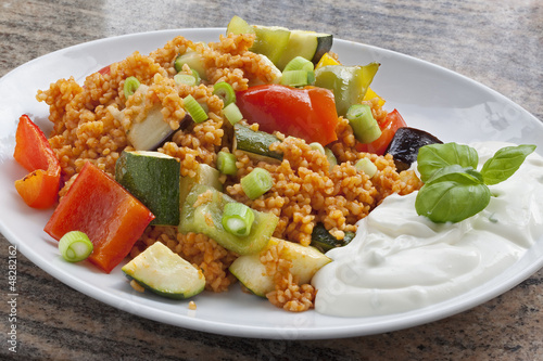 Photo: Bulgur Teller Bulgur Teller