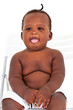 cute fatty african american baby boy