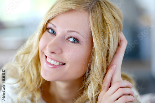 Photo: Portrait of beautiful blond woman Portrait of beautiful blond woman