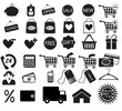 Shopping icon. Vector EPS8