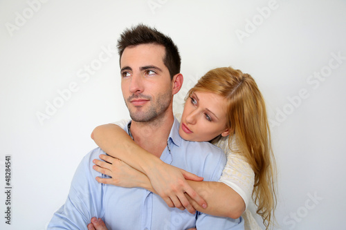 Photo: Girl misunderstanding boysfriend's attitude Girl misunderstanding boysfriend's attitude