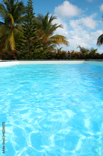 Photo: Private swimming pool in tropical area Private swimming pool in tropical area