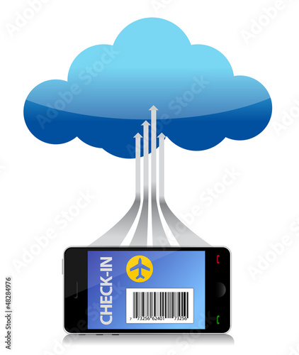 Illustration: finding flight using a smartphone connected finding flight using a smartphone connected