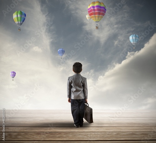 Photo: Young hopeful businessman Young hopeful businessman