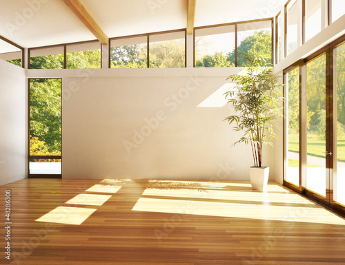 Illustration: Modern interior room Modern interior room