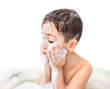 Boy in the bathroom