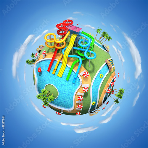Illustration: Aqua park Aqua park