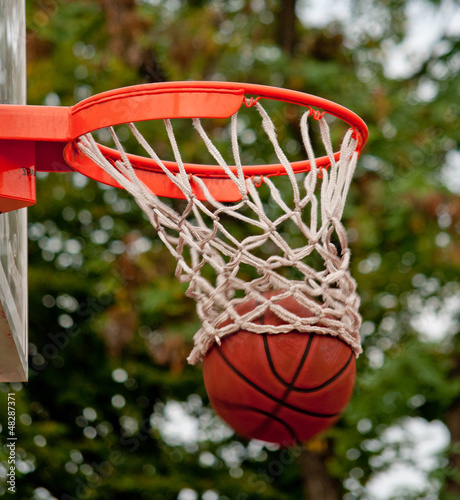 Photo: Ball in the basket Ball in the basket