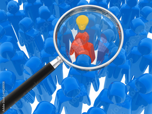 Illustration: idea knowledge management concept idea knowledge management concept