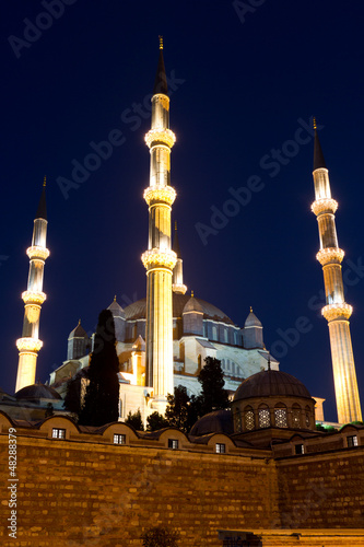 Photo: Selimiye Mosque, Edirne, Turkey Selimiye Mosque, Edirne, Turkey