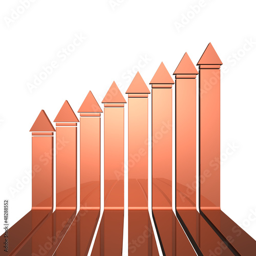 Illustration: Eight arrows are extending perpendicularly. Eight arrows are extending perpendicularly.