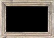 Photo: Old picture frame isolated on black background. Old picture frame isolated on black background.