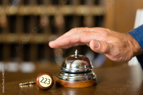 Photo: Reception - Hotel bell just before using Reception - Hotel bell just before using