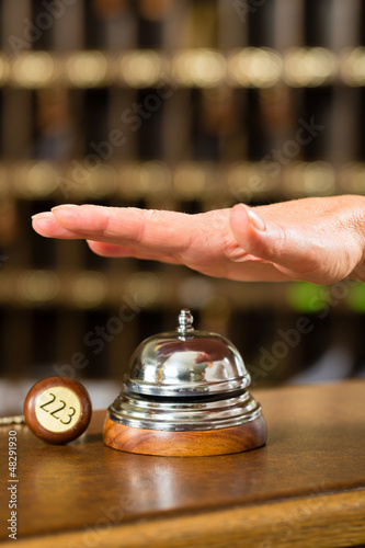 Photo: Reception - Hotel bell just before using Reception - Hotel bell just before using