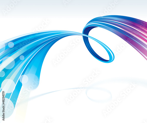 Vector: Abstract wave background of technology connections. Abstract wave background of technology connections.