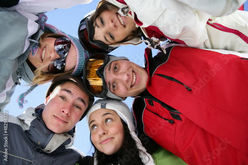 Photo: friends at ski friends at ski