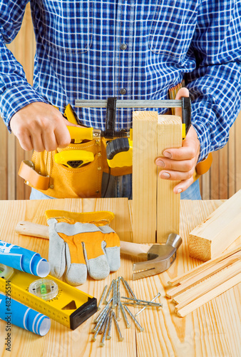 Photo: carpenters work carpenters work