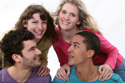 Photo: A group of young people A group of young people