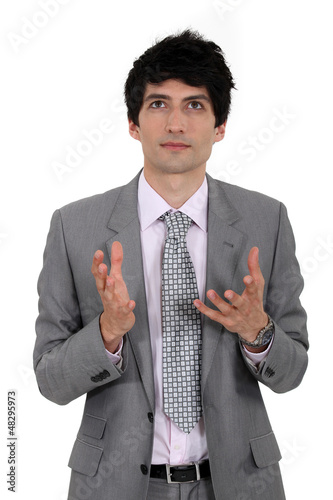 Photo: Regretful businessman Regretful businessman