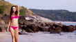 woman on the beach