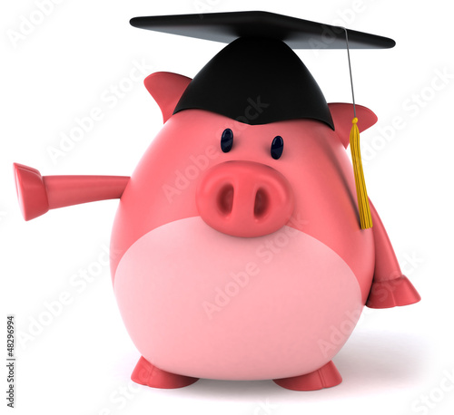Illustration: Fun pig Fun pig