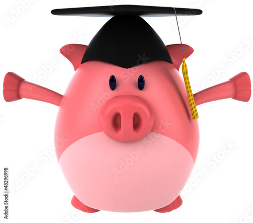 Illustration: Fun pig Fun pig