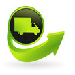 bouton livraison flêche verte