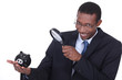 Afro-American businessman