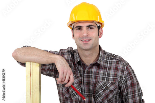 Photo: Craftsman wood strip supported Craftsman wood strip supported